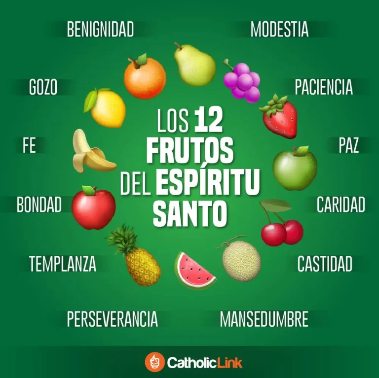 ¿Cuáles son los frutos del Espíritu Santo?