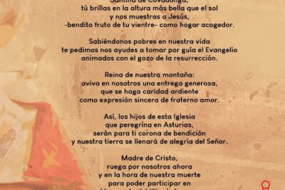 Oración a la Virgen de Covadonga