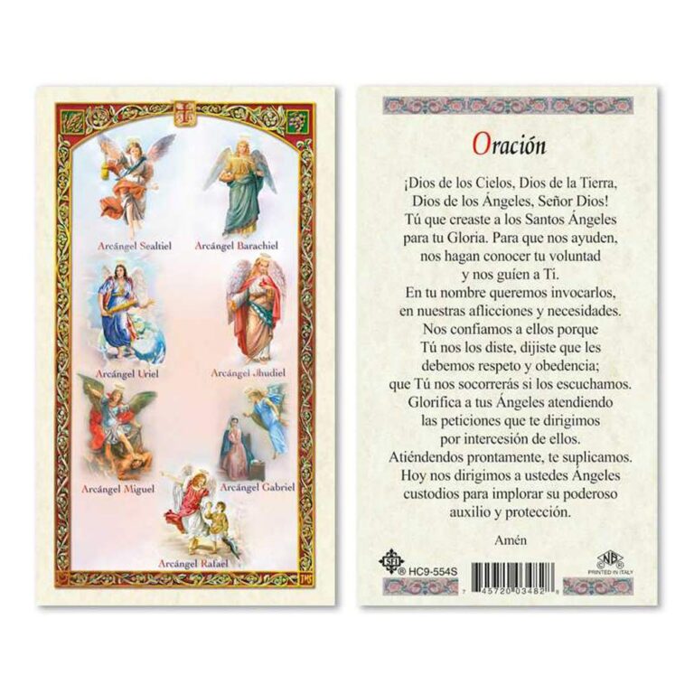 Oración a los Angeles Y Arcángeles
