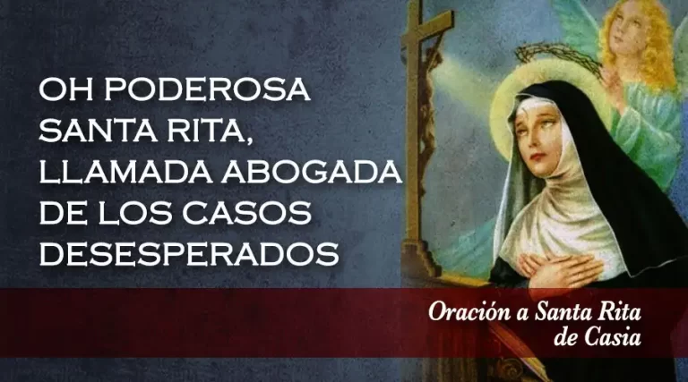 Oración a Santa Rita