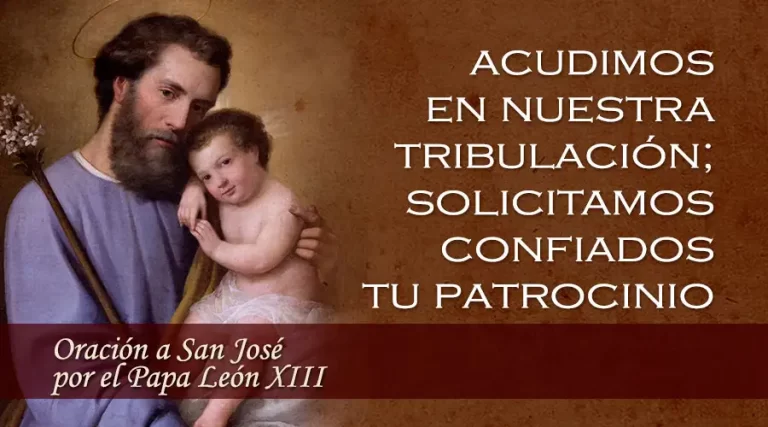 Oración de León Xiii a San José