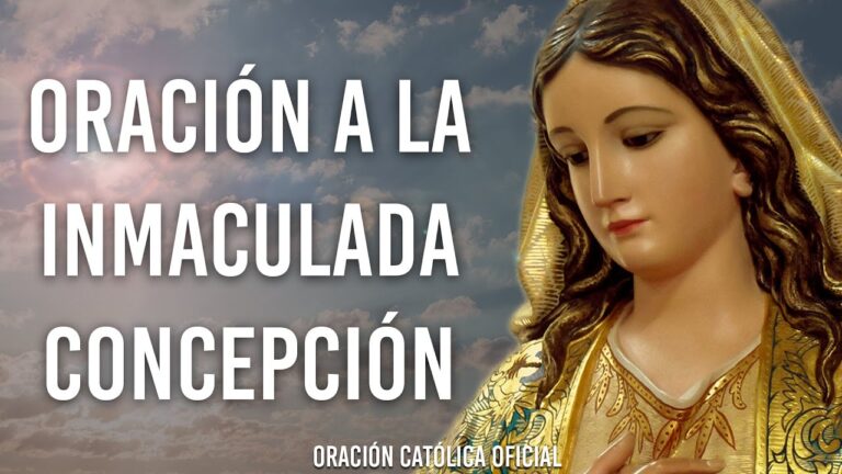 Oraciones a la Virgen de la Inmaculada